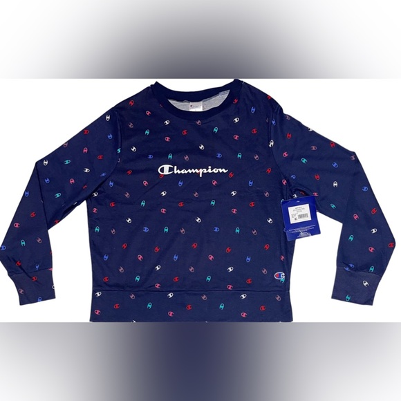 CHAMPION TWO PIECE LONG SLEEVE PAJAMA SET WOMEN SLEEPWEAR BLUE COLOR SIZE MEDIUM - Picture 6 of 12